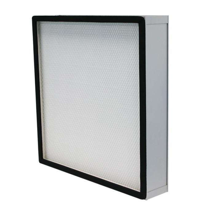 Panel Type Mini Pleated HEPA Air Filter 2000m³/h Air Volume Clean Room