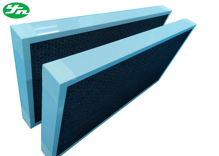 Pleated Panel Filter , Clean Room Air Filter Two In One Active Carbon