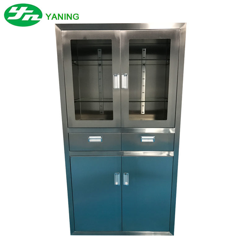Anti Bacterial Stainless Steel Medical Cabinet Furniture For