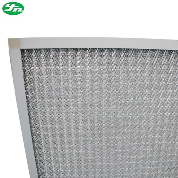 Washable Furnace Corrugated Aluminum 250℃ Pre Air Filter