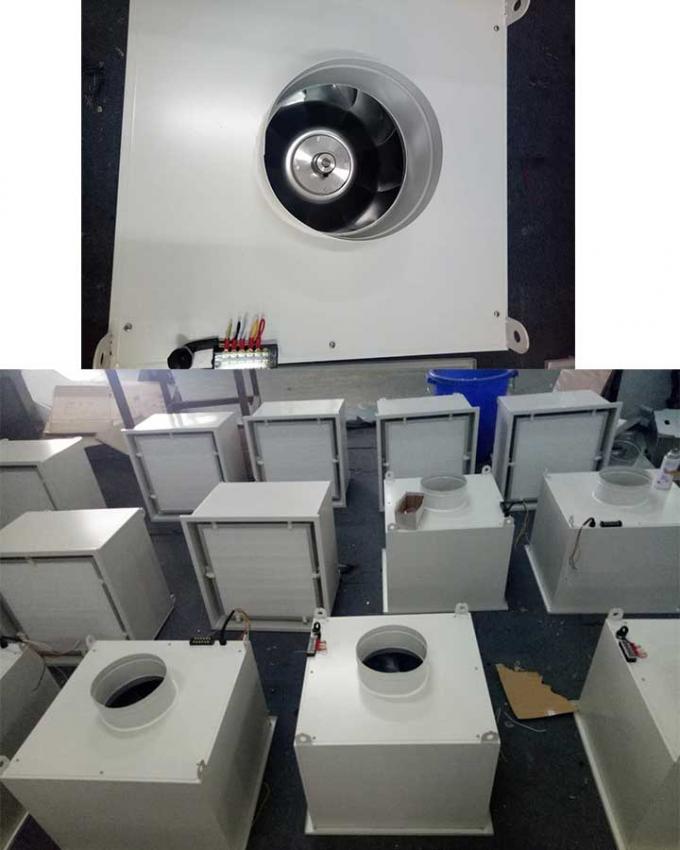 Blower FFU Fan Filter Unit Steel Material Powder Coating Hepa Box With Fan