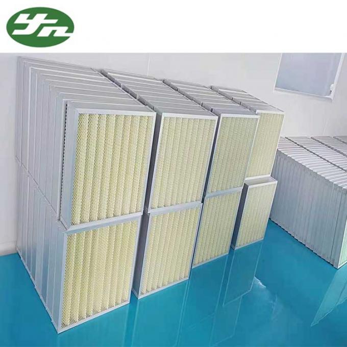 Folded Plate Pocket Air Filter F8 Medium Efficiency For Primary