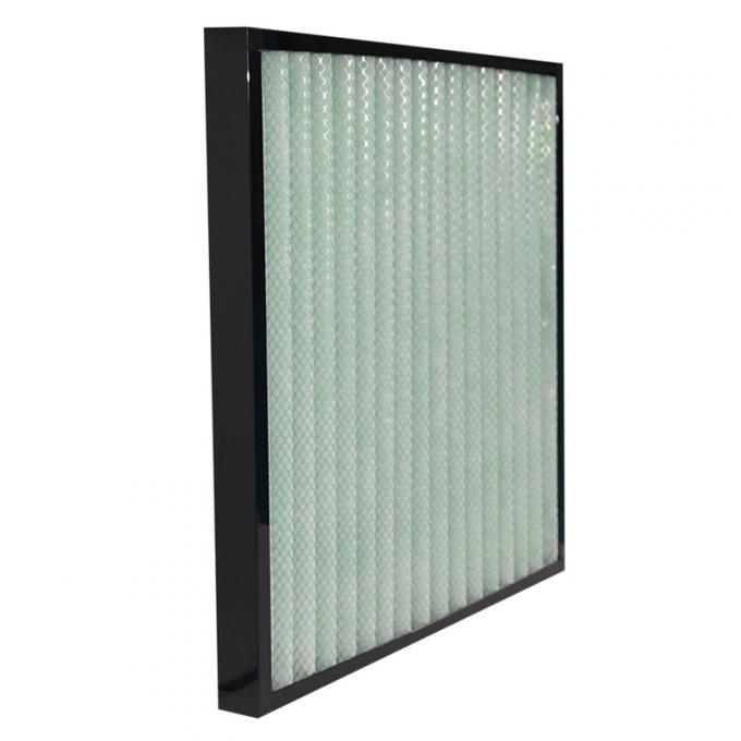 Mini Pleated Industrial Air Filters G1 G2 G3 G4 Efficiency With Plastic Frame