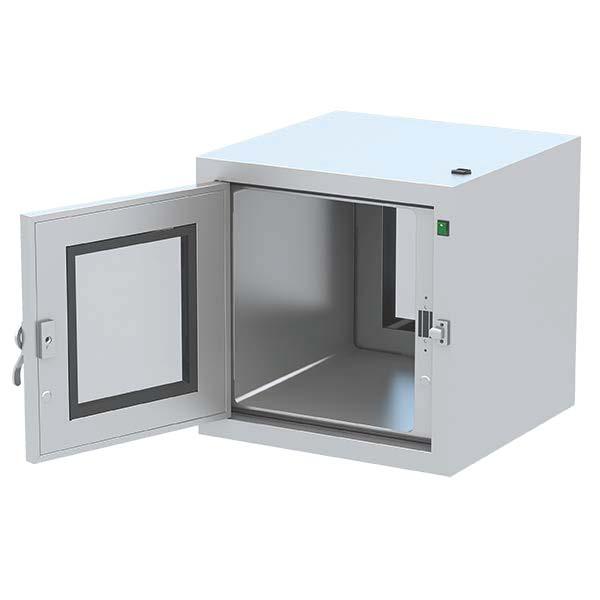 SUS304 Static Cleanroom Pass Box UV Lamp 220V Air Tight EVA Sealing
