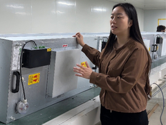 Lifting differential pressure alarm FFU fan