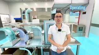 Hospital Stainless Steel Modular Wall Panel Quick Install Operating Theater