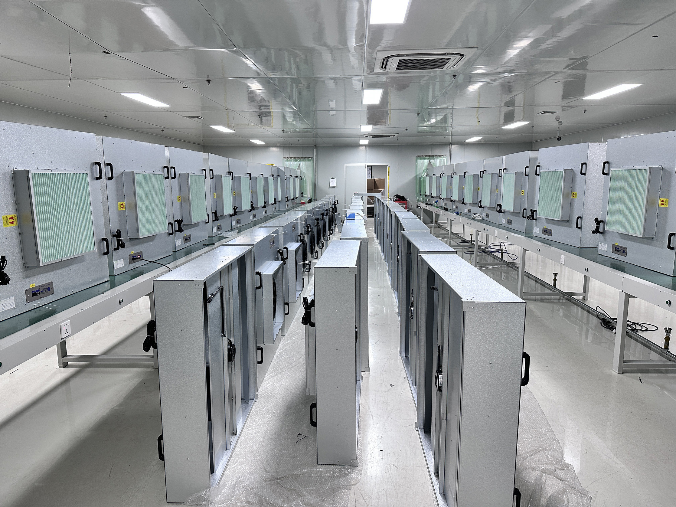 790 units FFU group control system Wireless fan filters for Morocco