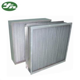 High Temp HEPA Air Filter Size Customized Aluminium Foil Separate  For Clean Oven