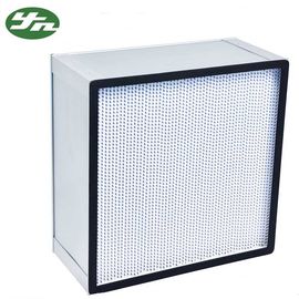 Customized Deep Pleated HEPA Filter Aluminum Frame For Food Industry