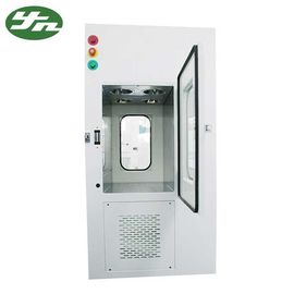 Air Shower Cleanroom Pass Box Steel Frame 304 SUS Inner With Nozzles Powder Coating