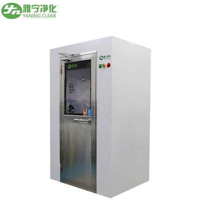 Customized 1100w Cleanroom Air Shower Powder Coating 201 Stainless Steel
