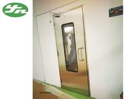Color Steel Induction Cleanroom Air Shower With Two Side To Blow / Advanced Mute System
