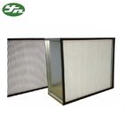 Customized Deep Pleated HEPA Filter Aluminum Frame For Food Industry