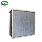 Deep Pleat HEPA Air Filter H10 - H14 Galvanized Steel Frame For Clean Room