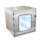 Thru / Delivery Air Shower Pass Box 304 Stainless Steel With Fingerprint Unlock