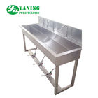 Foot Operated Stainless Steel Hand Wash Basin Sink For Laboratory / Operating Theatre