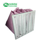 HVAC System Polyester Pocket Air Filter Bag M6-M9 3200m³/h Air Volume Galvanized Sheet Frame
