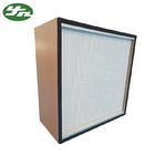 High Capacity Deep Pleated Hepa Filter 2500m³/h Air Volume With Wooden Frame
