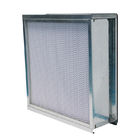 24x24x12 Deep Pleat HEPA Air Filter Galvanized Steel Frame With Flange
