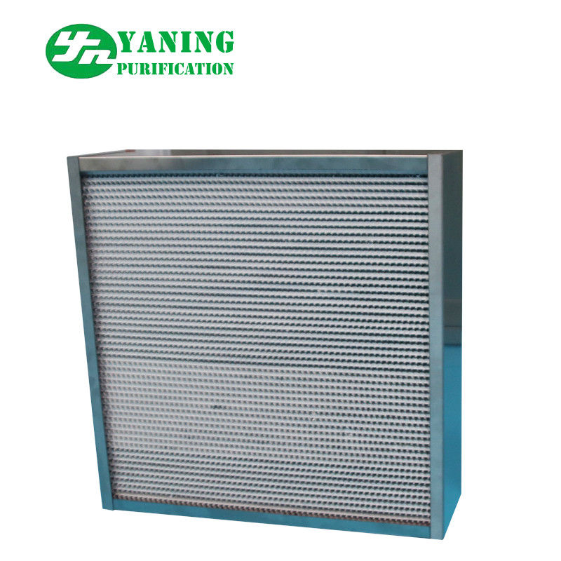 304 Stainless Steel HEPA Air Filter / High Temp HEPA Furnace Filter For