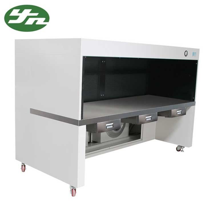 Horizontal Laminar Clean Bench Airflow Hood Powder Coating Steel For