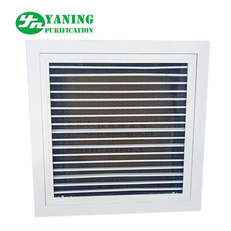 Aluminum Alloy Air Filter Grille Air Duct Diffuser With Nylon Mesh