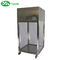 Stainless Steel Raw Material Sampling Booth With Pressure Gauge And UV Light