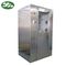 2 Blow Sides Cleanroom Air Shower Unit Stianless Steel 304 With Combination Lock