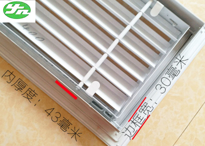 Aluminum Alloy Frame Return Air Vent Grille Air Conditioning Vent Covers