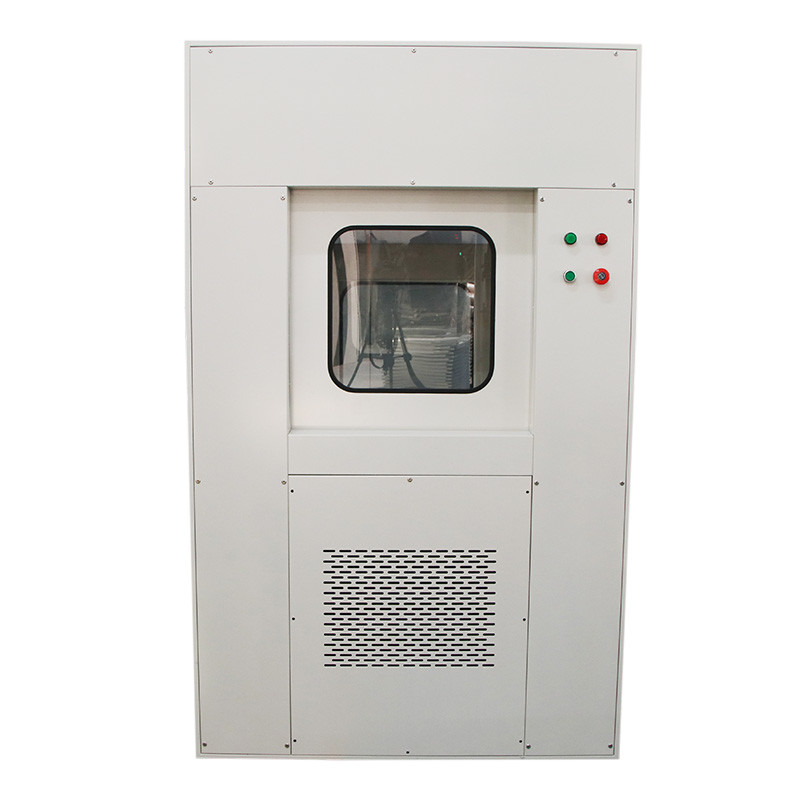 Air Shower Type Cleanroom Pass Through Chambers With Lift Door