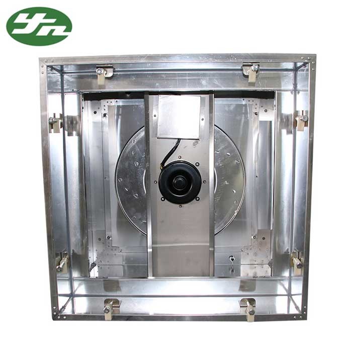 304 Stainless Steel Exhaust Fan Filter BFU Hepa Box Low Noise Type For ...