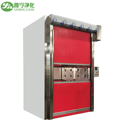 YANING Clean Room HEPA Filter Cargo Air Shower Tunnel With Electronic Interlocks