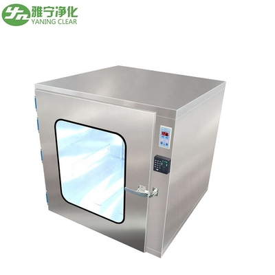 Customized Cleanroom Pass Box Sand Light Stainless Steel With Powder Coated