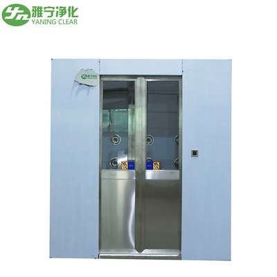 YANING Cleanroom Air Shower Room Automatic Sliding Door Electronic Interlock