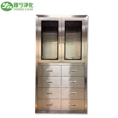 Stainless Steel Medical Storage Cabinets Hospital Furniture