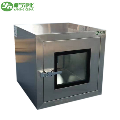 304 Stainless Steel Cleanroom Pass Box External Door / Embedded Door