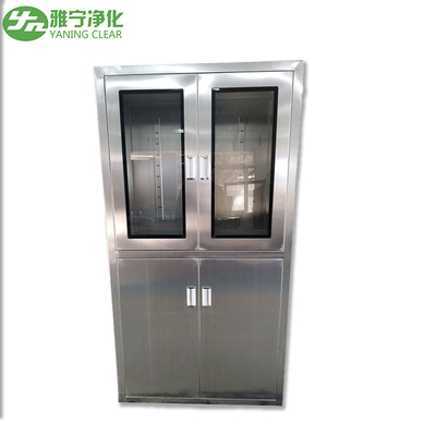 YANING Pharmacy Medicine Cabinet Hospital Furniture Medical Instrument Tool Chest Stainless Steel OT Cabinet for Operation Room