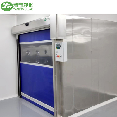 Automatic Induction Cleanroom Air Shower 27m/S Air Velocity SUS304 Stainless Steel