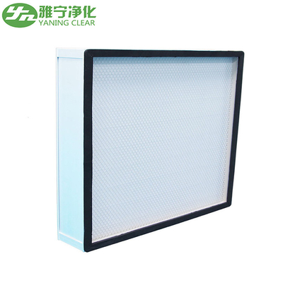 Mini Pleat HEPA Air Filter Galvanized Sheet Frame For Ventilation System