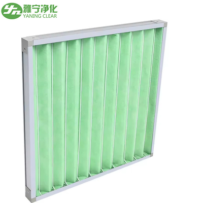 Mini Pleat G4 Pre Air Filter Ventilation System Synthetic Media Aluminum Alloy Frame