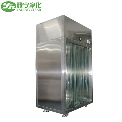 Laminar Flow Clean Room Garment Cabinet Wardrobe 304 Stainless Steel Low Noise