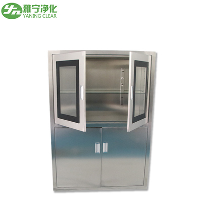 Durable Stainless Steel Medical Cabinet , Hospital Stainless Steel Storage Cupboard
