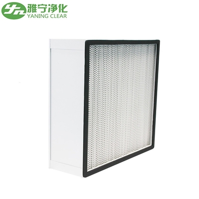 Portable 0.3 Micron H13 14 HEPA Air Filter With 99.99% Efficiency Aluminum Or Galvanized Frame For FFU