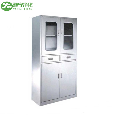 Hospital Stainless Steel Medical Cabinet , Medical Supply Storage Cabinets