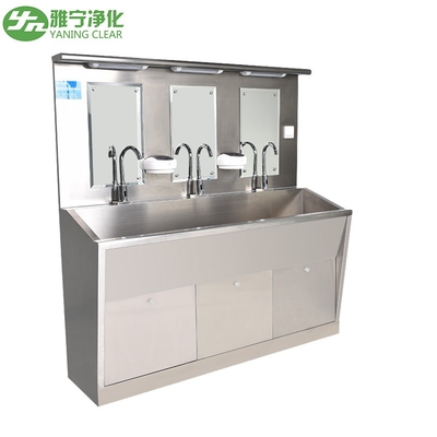 Laboratory Operating Table Sampling Stainless Steel Hand Wash Sink Stretchable Faucet Instant Hot Water Mix Water Wash Sink