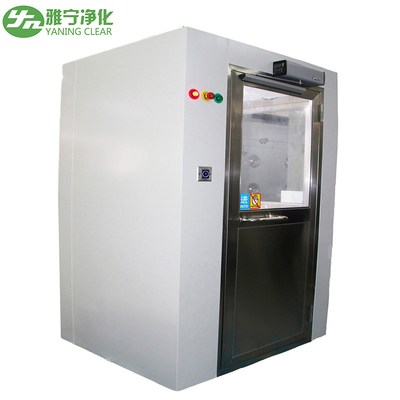 YANING Cleanroom GMP Air Shower With Face Recognition Interlock Door Air Cleaning