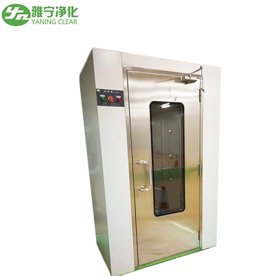 Color Steel Induction Cleanroom Air Shower With Two Side To Blow / Advanced Mute System