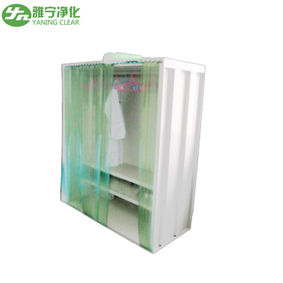 Dust Free Cleanness Clean Room Clothes Storage Closet With Antistatic Curtain