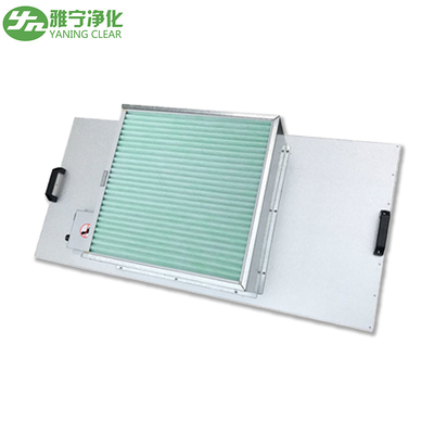Low Noise Clean Room Fan Filter Units Galvanized Frame For Optical Industry