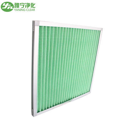 Anti - Static Primary Pocket Air Filter With Metal Mesh Covered 520*520*21mm